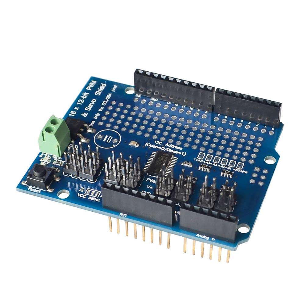 Amazon.com: HiLetgo PCA9685 Servo Shield PCA9685 16 Channel 12-bit